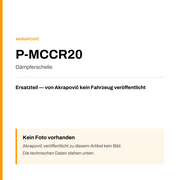 Akrapovic Dämpferschelle P-MCCR20 — Platzhalter, kein Herstellerfoto verfügbar