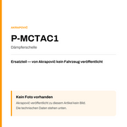 Akrapovic Dämpferschelle P-MCTAC1 — Platzhalter, kein Herstellerfoto verfügbar