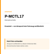 Akrapovic Dämpferschelle P-MCTL17 — Platzhalter, kein Herstellerfoto verfügbar