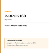 Akrapovic Repack-Kit Yamaha MT-03 / R3 (15-26) P-RPCK160 — Platzhalter, kein Herstellerfoto verfügbar