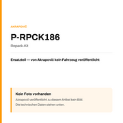 Akrapovic Repack-Kit P-RPCK186 — Platzhalter, kein Herstellerfoto verfügbar