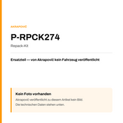 Akrapovic Repack-Kit P-RPCK274 — Platzhalter, kein Herstellerfoto verfügbar