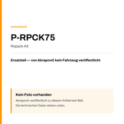 Akrapovic Repack-Kit P-RPCK75 — Platzhalter, kein Herstellerfoto verfügbar