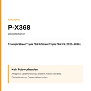 Akrapovic Dämpferhalter Triumph Street Triple 765 R / Street Triple 765 RS (20-26) P-X368 — Platzhalter, kein Herstellerfoto verfügbar