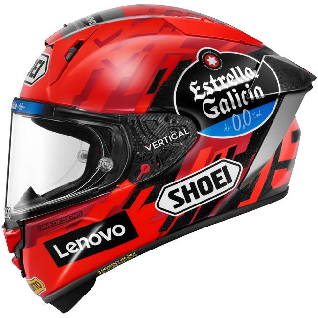 Shoei X-SPR PRO kaciga M.Marquez93 TC-1 replika Marca Márqueza 2025 