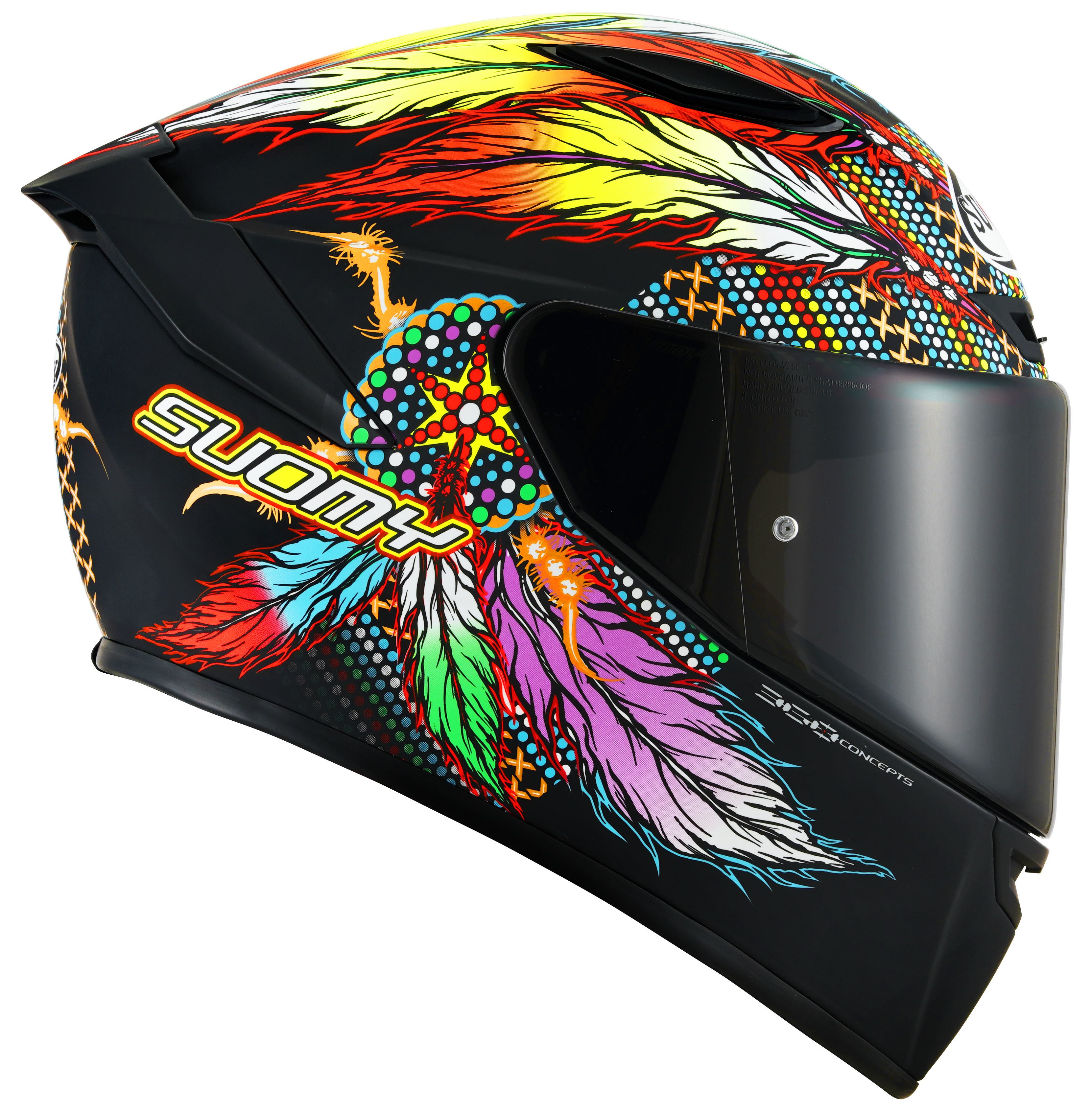 Suomy Track-1 kaciga Chieftain Matt Black K6T10014 