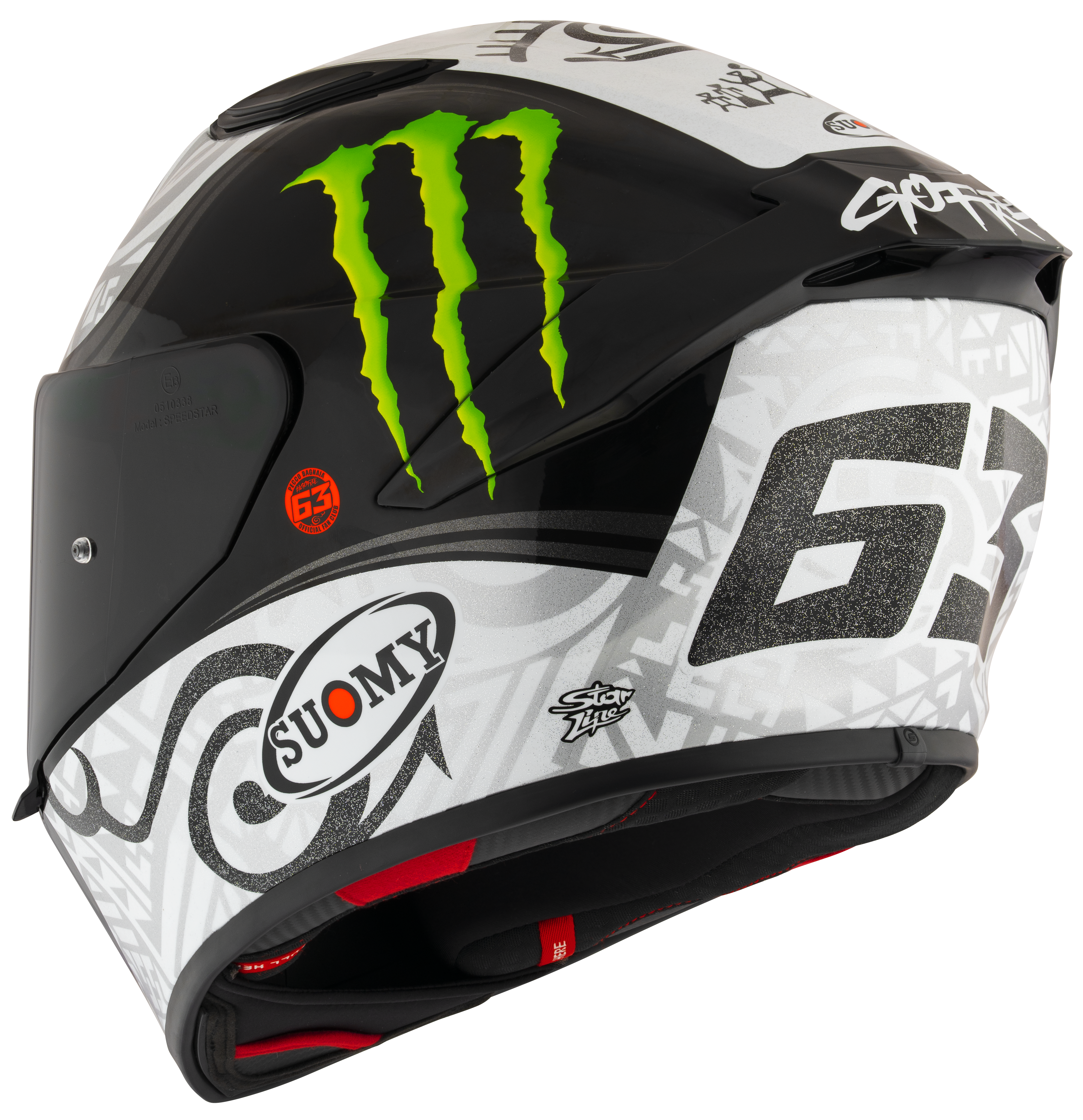 Suomy Track-1 kaciga Francesco Pecco Bagnaia Zimski test 2023 Replica K6T10015 