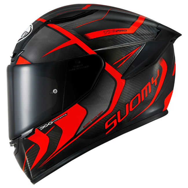 Suomy TX-Pro kaciga Carbon Advance Crvena Fluo K6TX0003 
