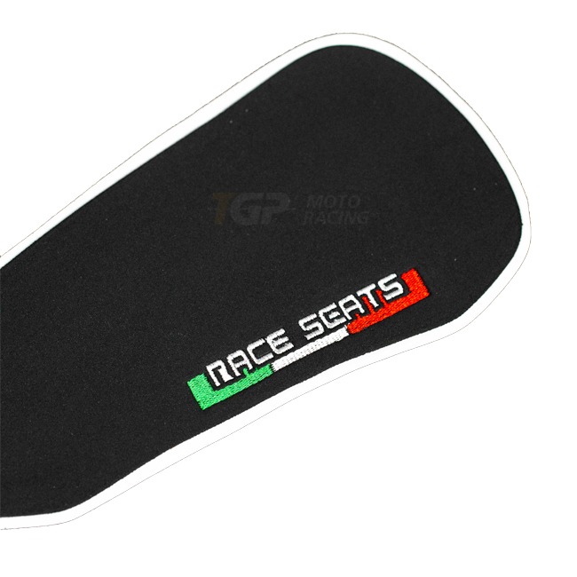 Race Seats Wrap Tank Grip Pads EVO schwarz für Ducati Panigale V2 890 (25-26), Detail linke Seite
