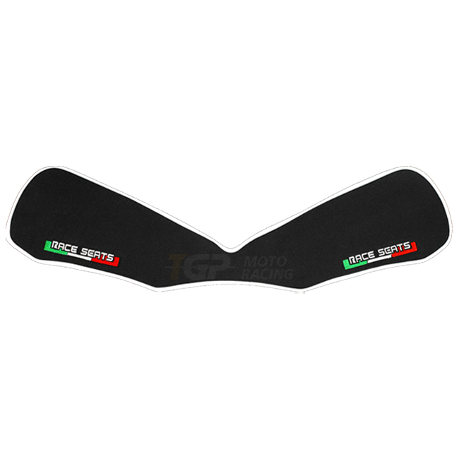 Race Seats Wrap Tank Grip Pads EVO schwarz für Ducati Panigale V2 890 (25-26), Gesamtansicht