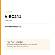 Akrapovic Endkappe BMW S1000RR (18-18) V-EC241 — Platzhalter, kein Herstellerfoto verfügbar