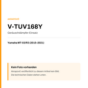 Akrapovic Geräuschdämpfer-Einsatz Yamaha MT-03 / R3 (15-21) V-TUV168Y — Platzhalter, kein Herstellerfoto verfügbar