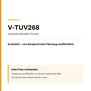 Akrapovic Geräuschdämpfer-Einsatz V-TUV268 — Platzhalter, kein Herstellerfoto verfügbar