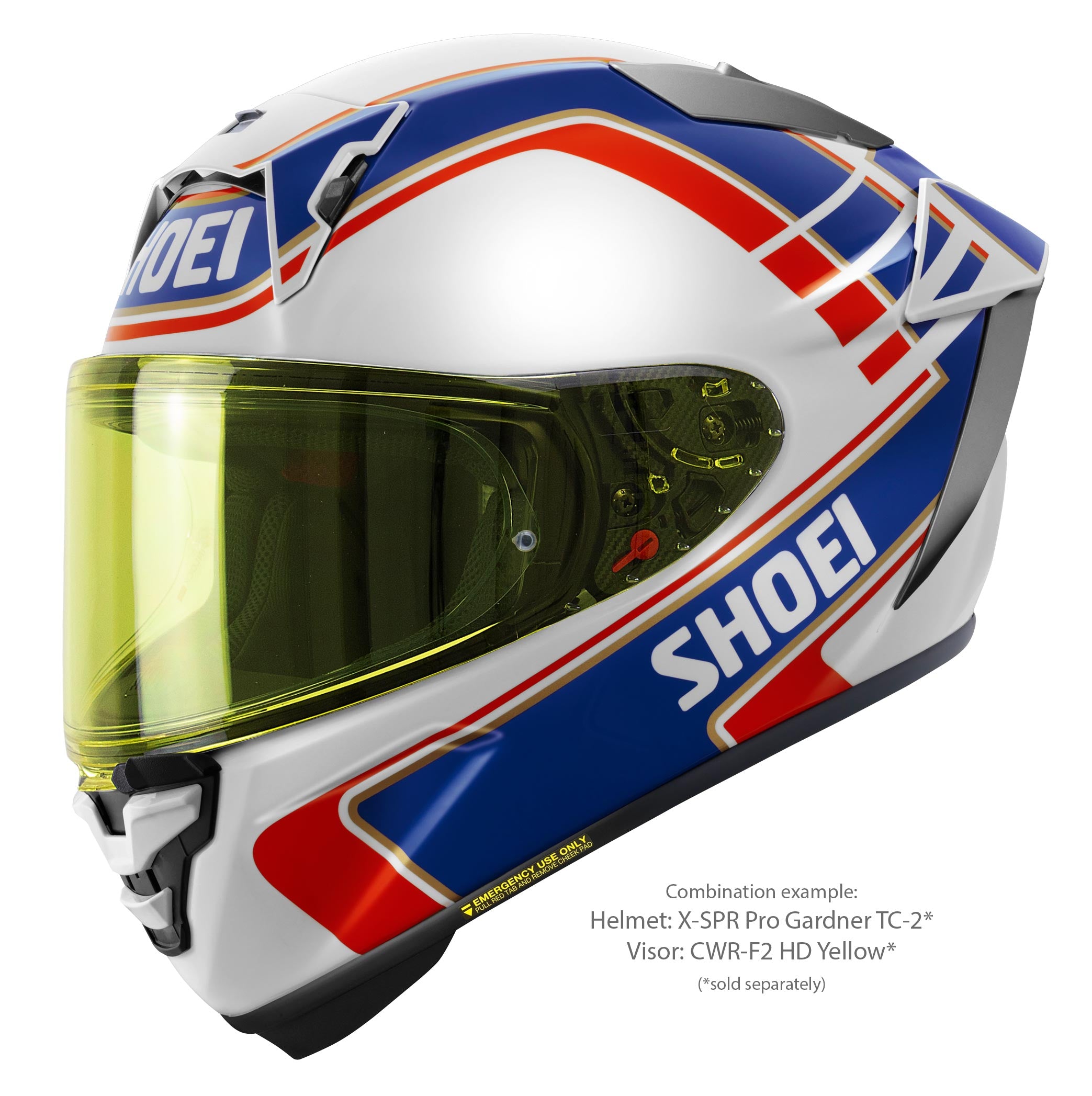 Shoei X-SPR PRO kaciga Wayne Gardner Replica TC-2 