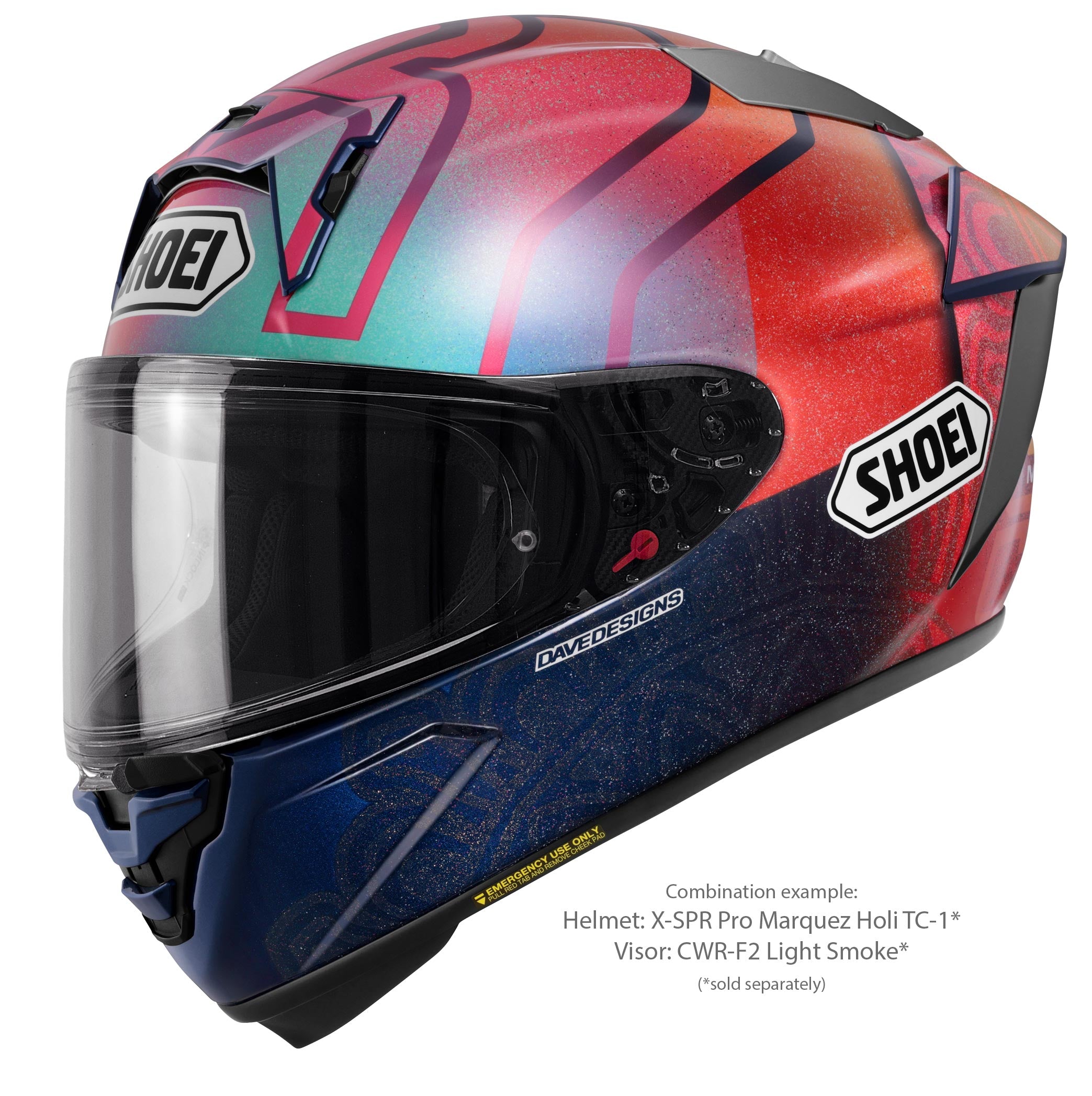 Shoei Vizir X-SPR PRO (CWR-F2PN) lagano tuniran 