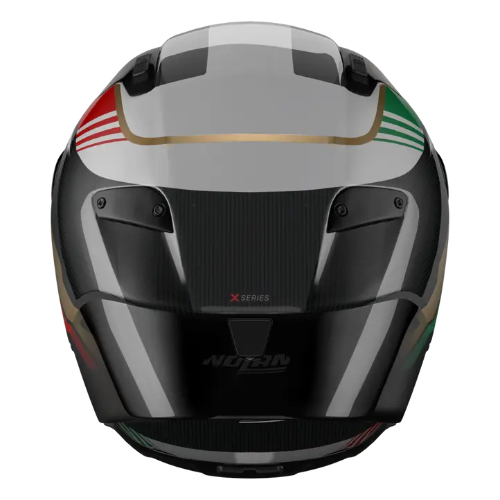 Nolan X-804 RS kaciga Ultra Carbon Piega Gold/Crvena/Zelena 367 