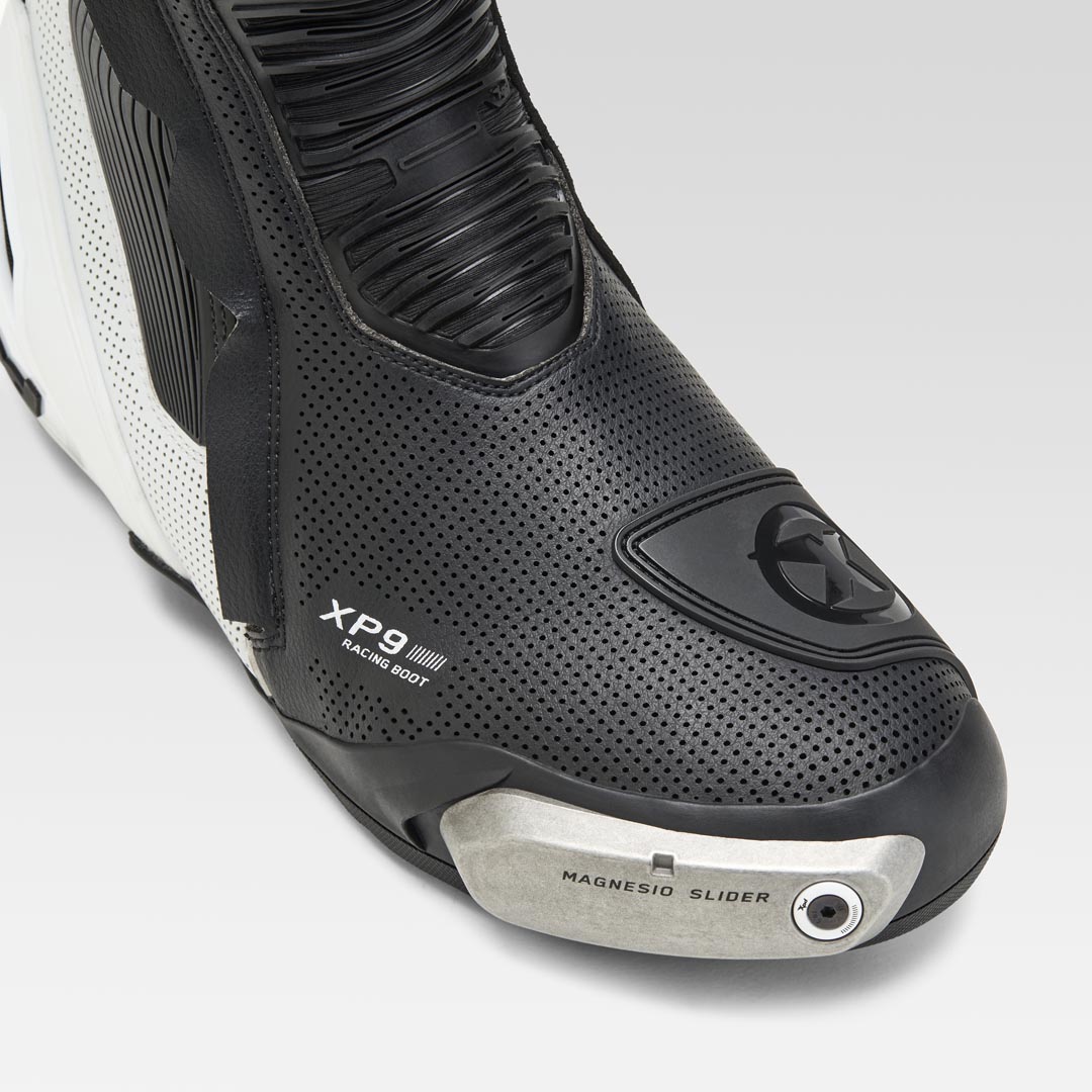 XPD XP9-S AIR perforirani Racing i cestovni motociklistički čizmama | Muški | Bijela/Crna 