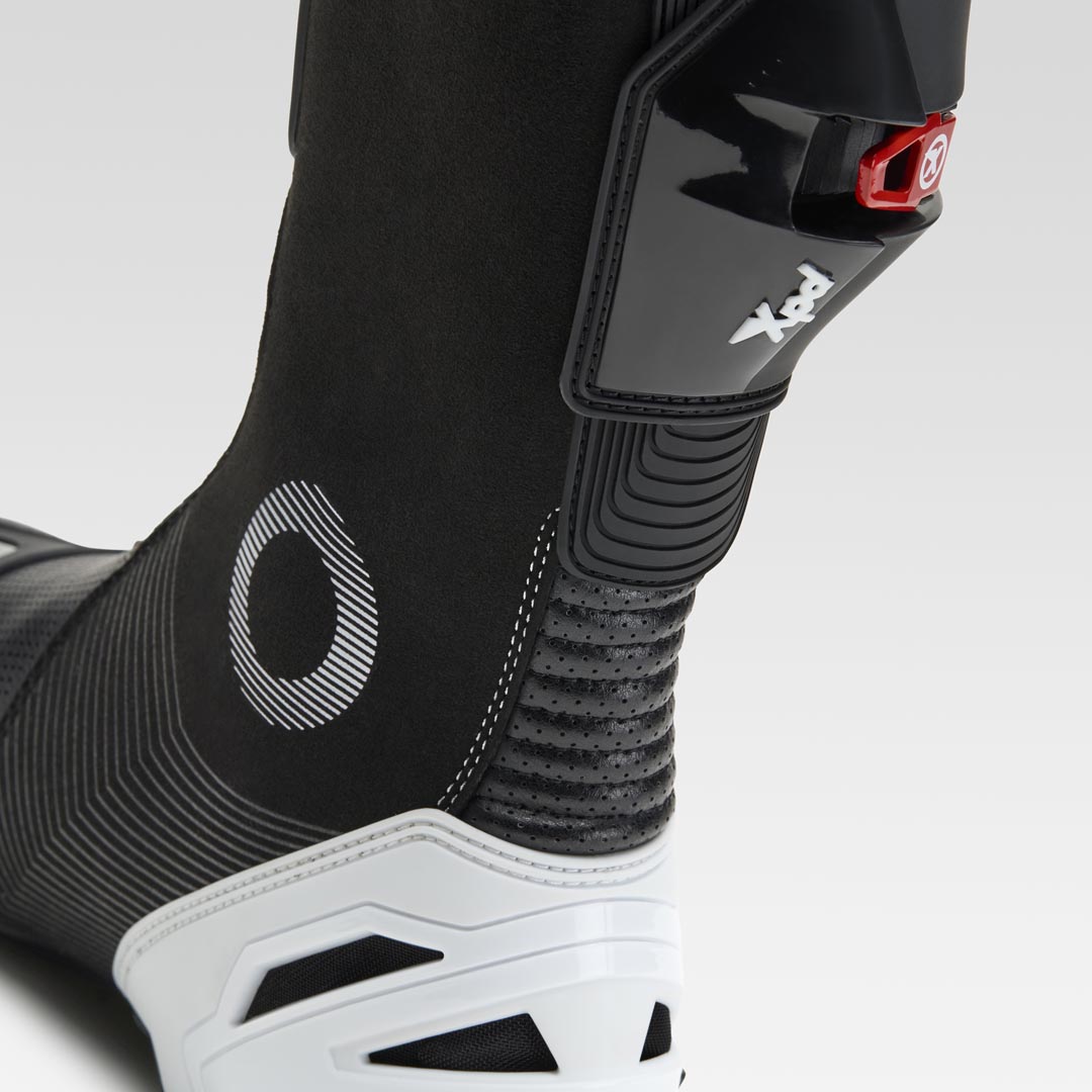 XPD XP9-S AIR perforirani Racing i cestovni motociklistički čizmama | Muški | Bijela/Crna 