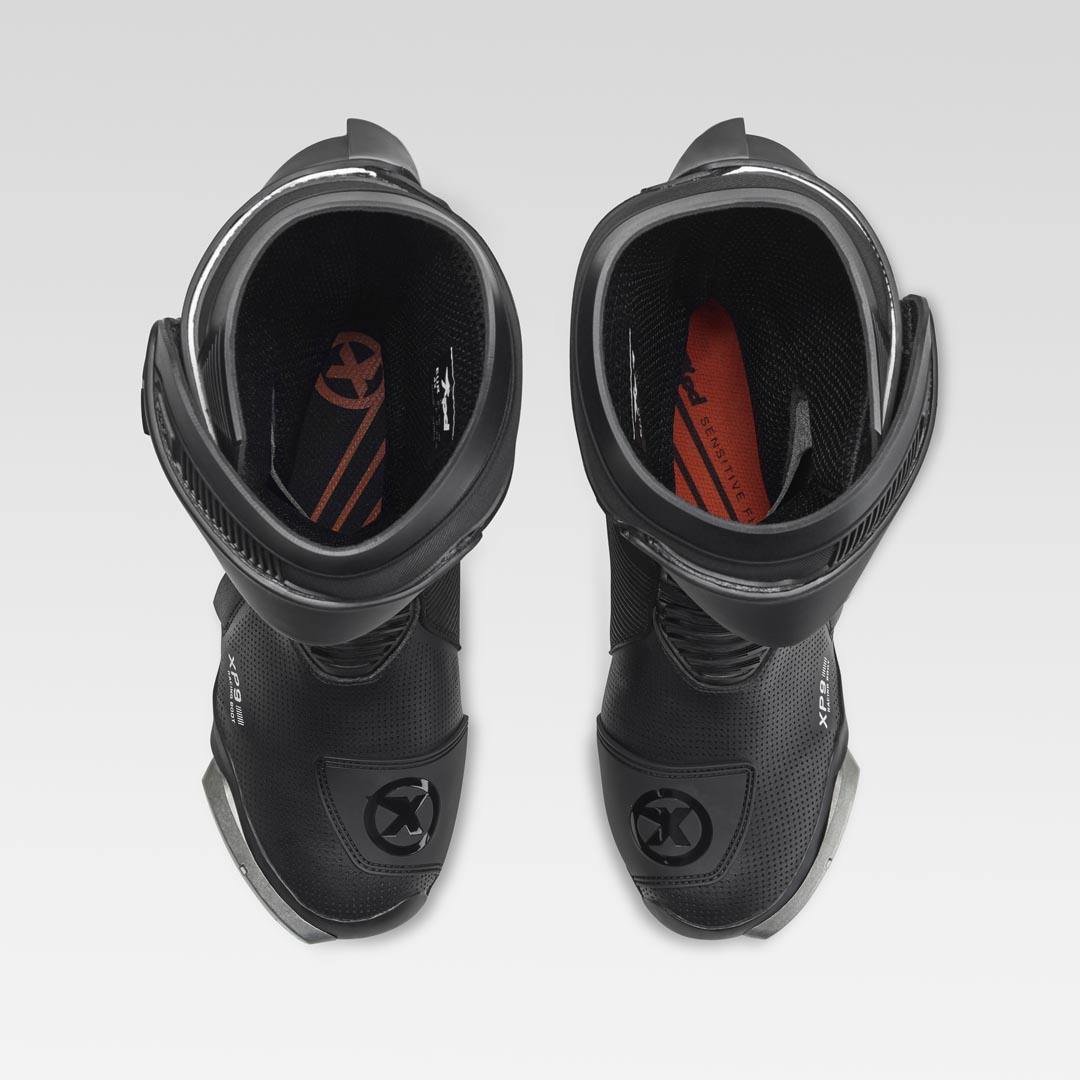 XPD XP9-S AIR perforirani Racing i cestovni motociklistički čizmama | Muški | Bijela/Crna 