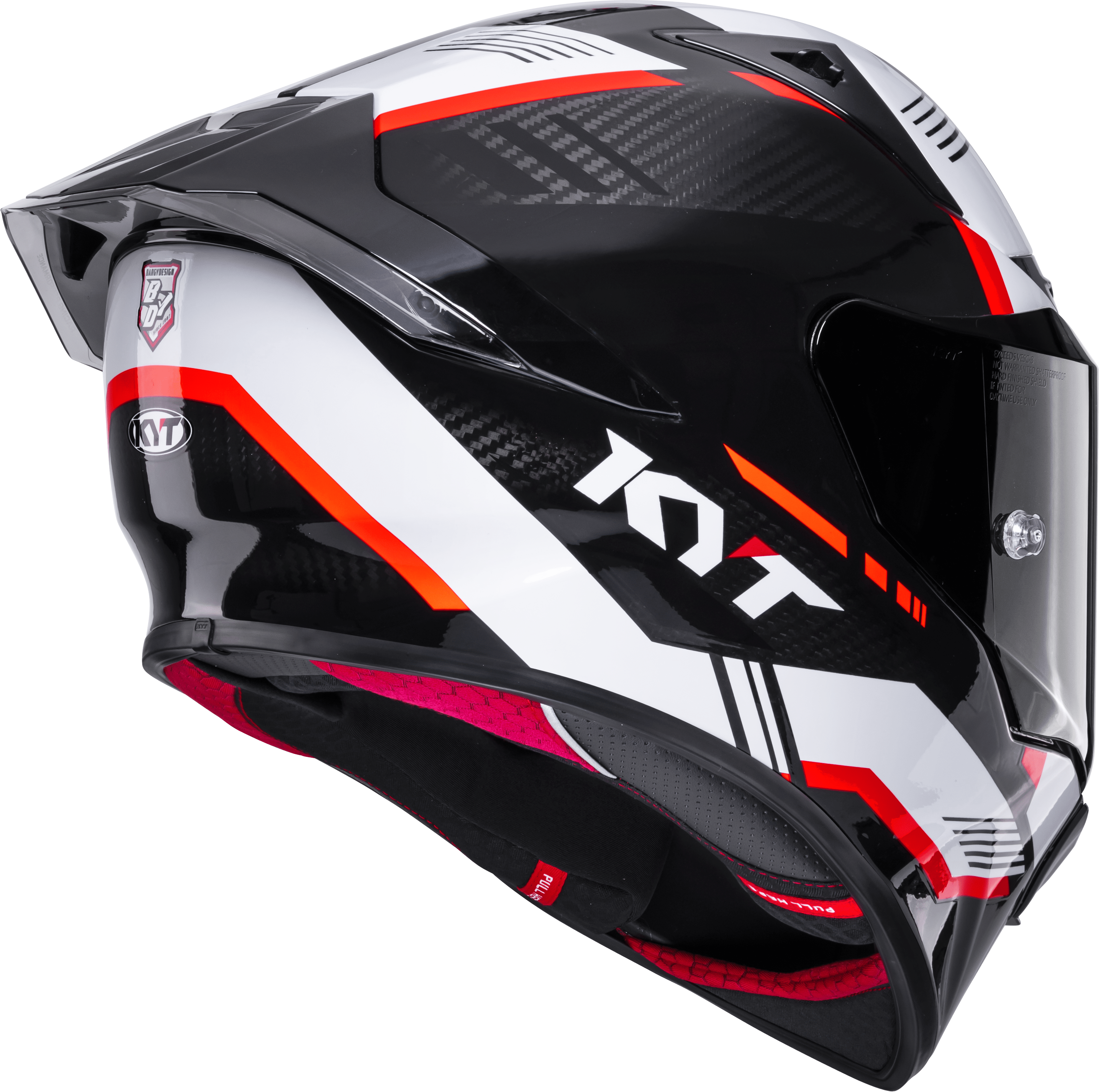 KYT R1R Racing Kaciga Carbon Zona Crvena Y6R10007 