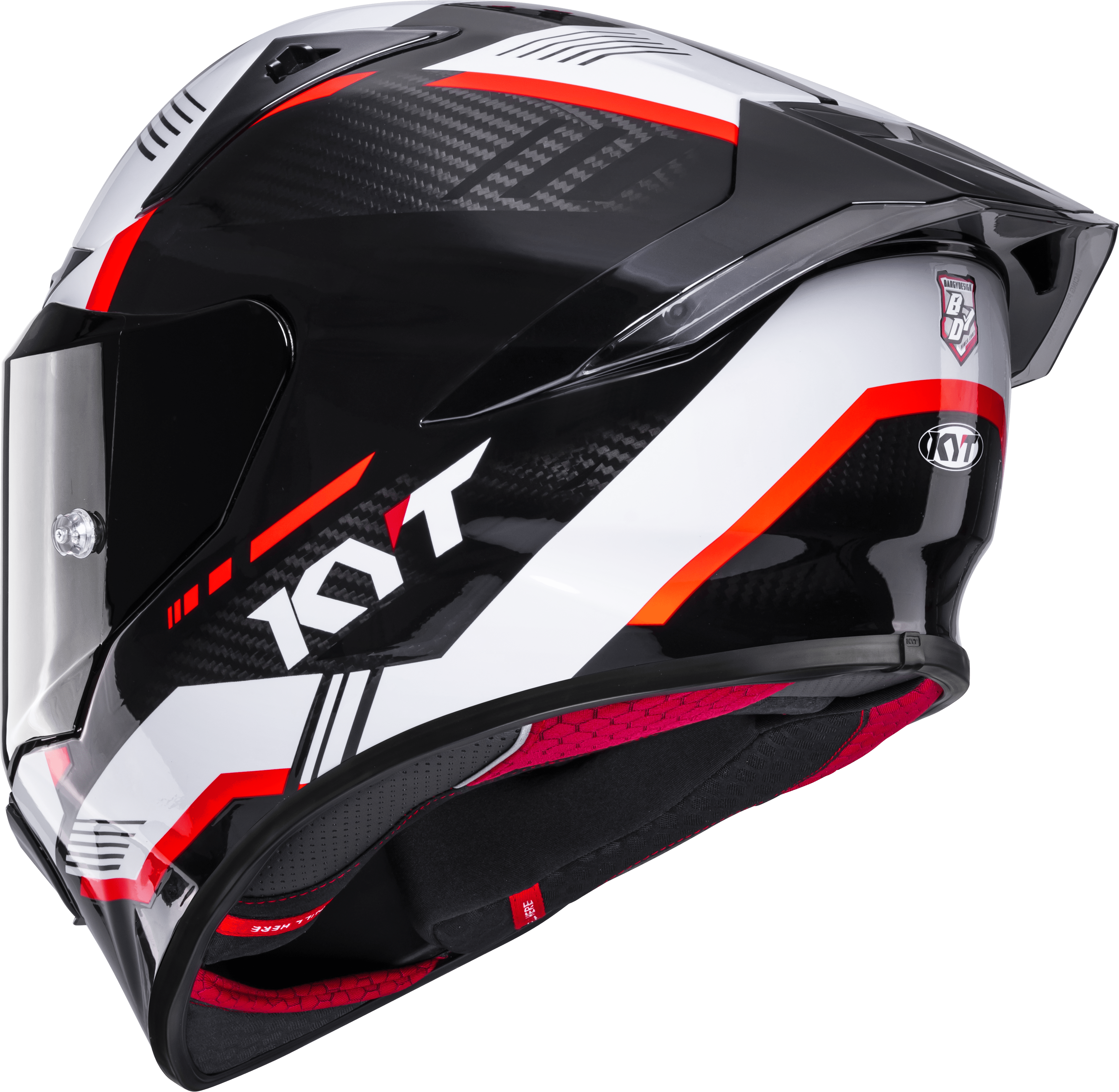 KYT R1R Racing Kaciga Carbon Zona Crvena Y6R10007 