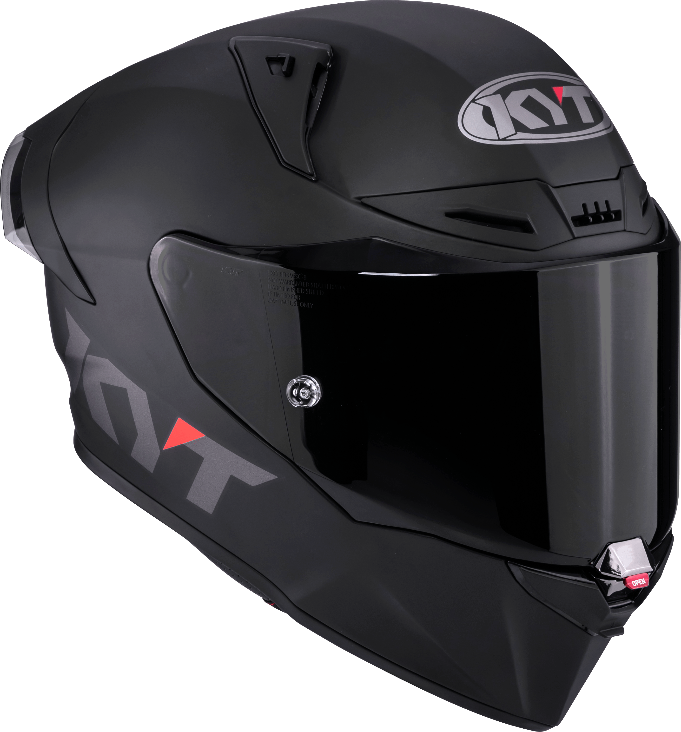 KYT R1R Racing kaciga Plain crna mat Y6R100X6 