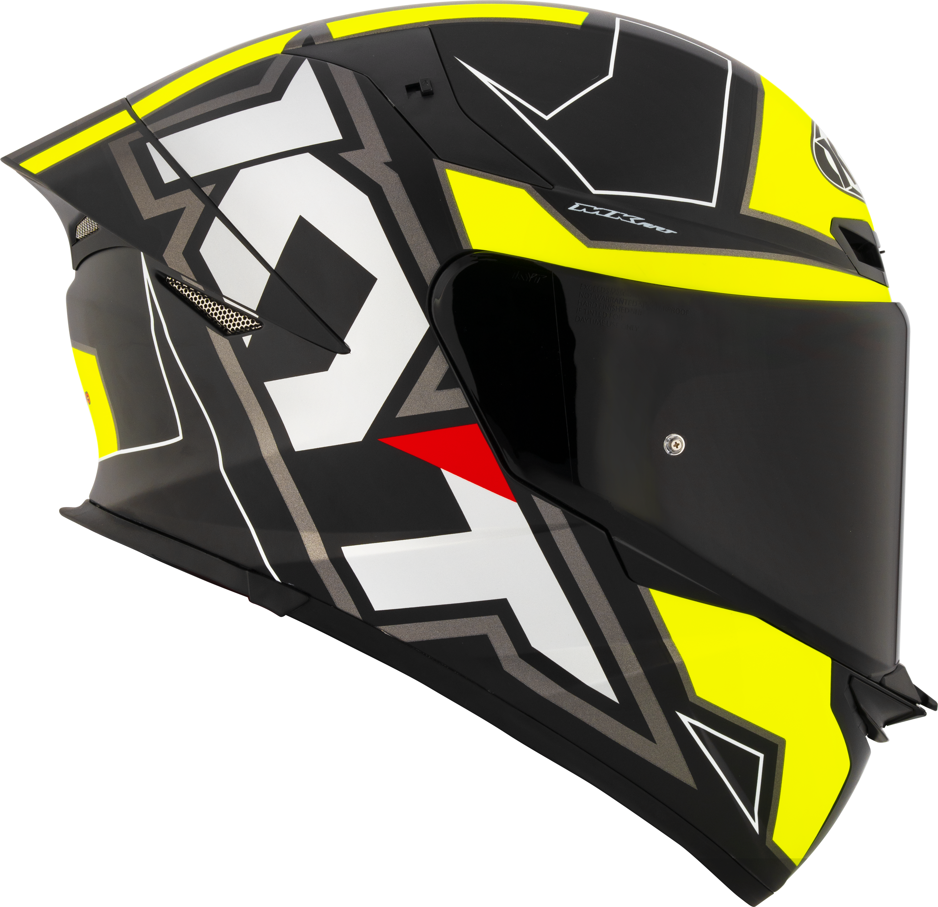 KYT TT-Revo kaciga Electron Black Yellow mat Y6TR0007 
