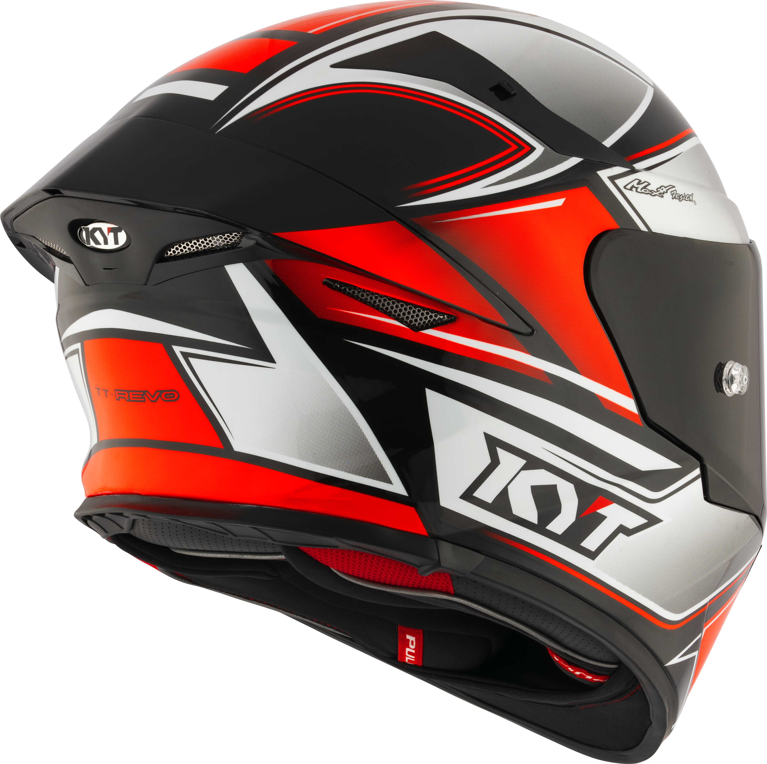 KYT TT-Revo kaciga Tourist Red Fluo Y6TR0012 
