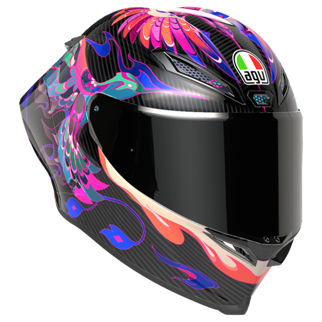 AGV Pista GP RR S Battito Iridium Integral-Rennhelm, Dreiviertelansicht