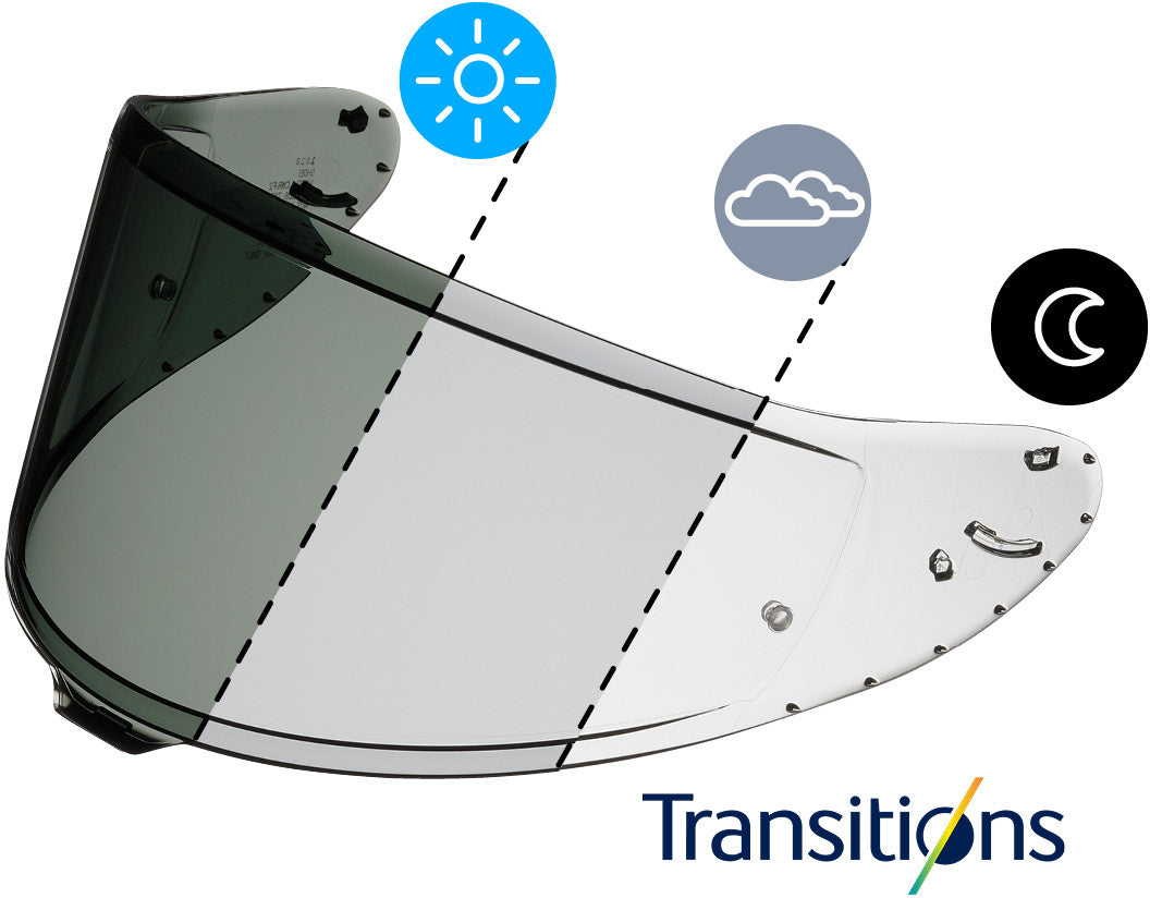 Shoei Vizir X-SPR PRO (CWR-F2PN) Fotochromatski Samo-tamni Adaptivni 