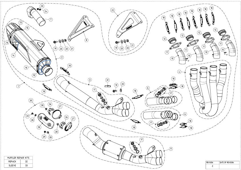 Akrapovic Racing Line (nehrđajući čelik) Honda CBR 1000 RR-R SC82 (24-26) S-H10R10-APLT 