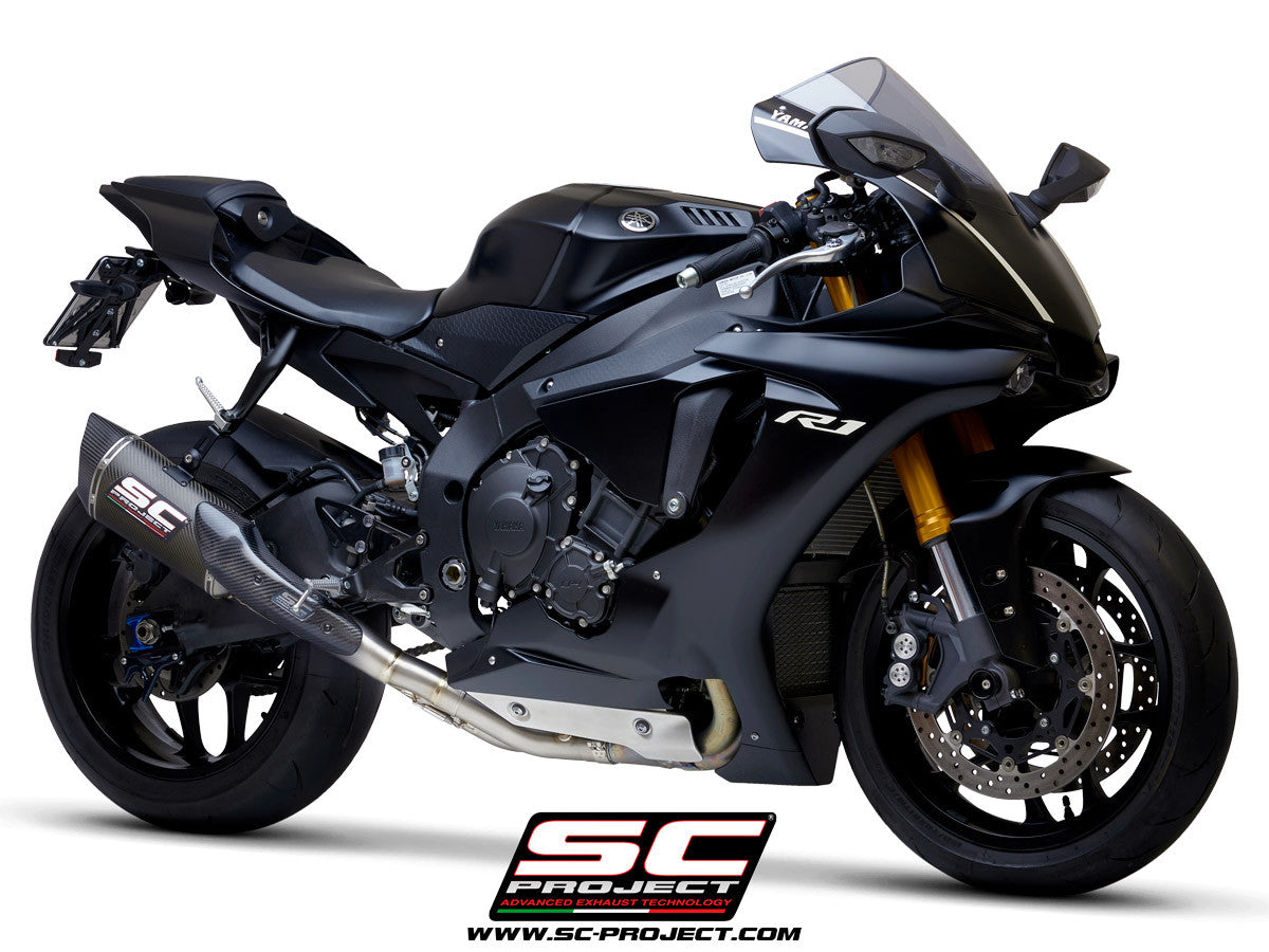 SC-Project Slip-On SC1-R + KAT zamjenska cijev Yamaha YZF-R1/M RN49 (17-19) 