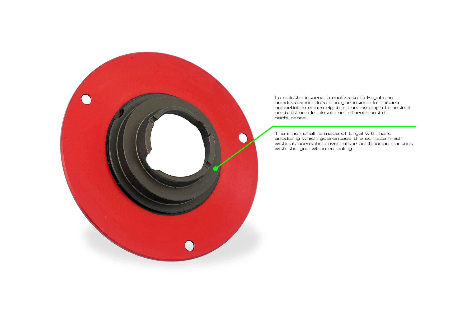 Poklopac rezervoara s brzim spojem Livery Tricolore CNC Racing Ducati Panigale V4/S/R (25-26) TS401R 