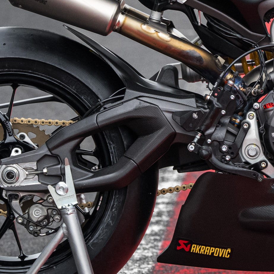 Feel Racing Bremsleitung hinten Detailaufnahme Ducati Panigale V2 890