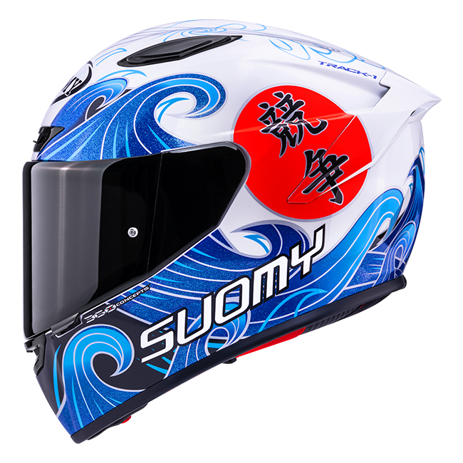Suomy Track-1 kaciga Waves Bijela K6T10025 