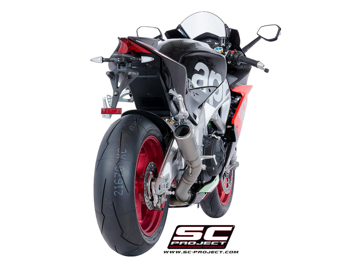 SC-Project Slip-On CR-T HIGH Aprilia RSV4/RR/RF (18-20) A18A-T90 