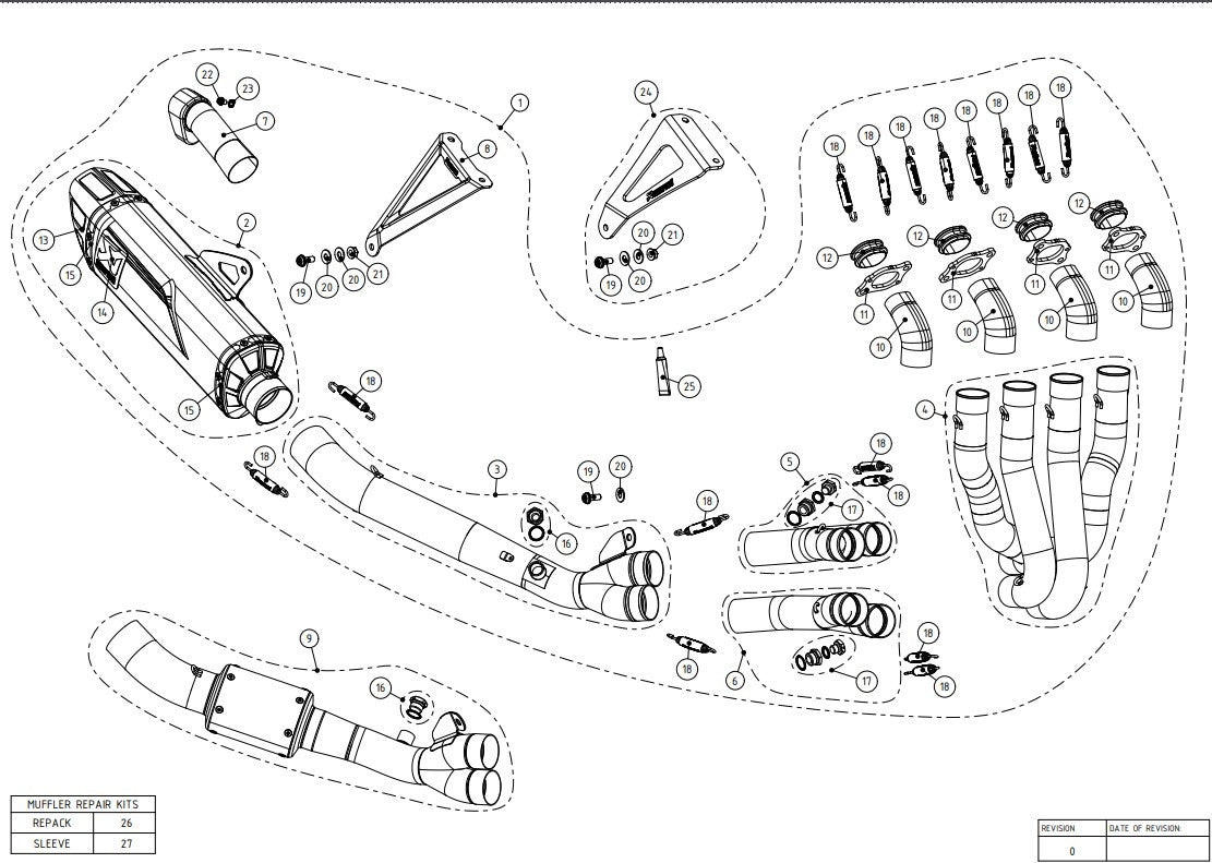 Akrapovič Evolution Line (Titan) Honda CBR 1000 RR-R SC82 (20-23) S-H10E3-APLT 