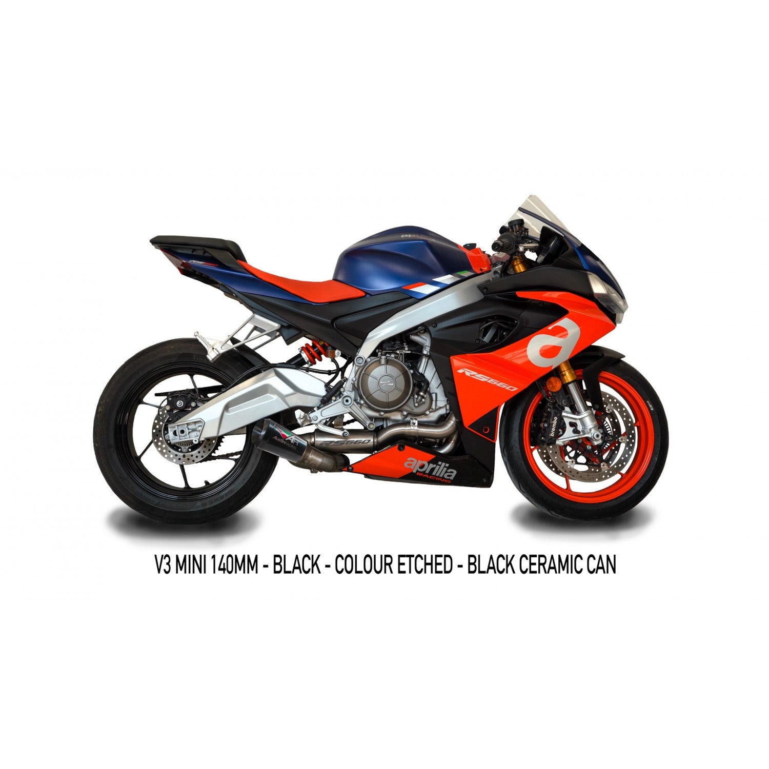 Austin Racing Titanium kompletna ispušna sustava V3 Mini Aprilia RS 660 (20-26) 
