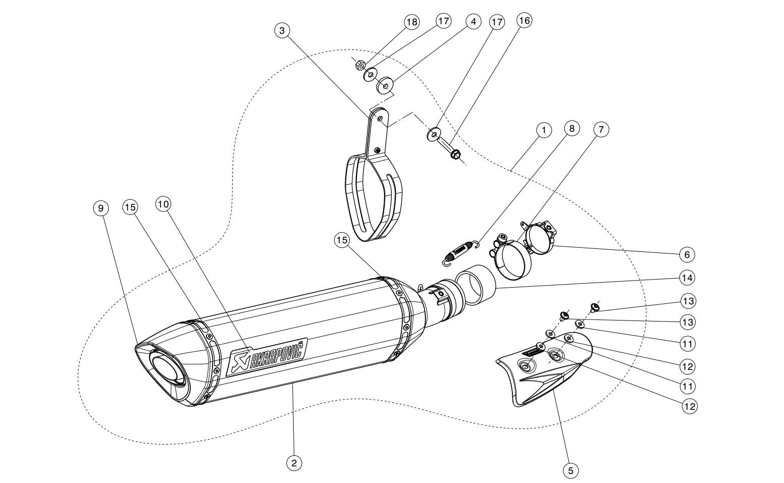 Akrapovič Slip-On Line (Karbon) Suzuki GSX-R 1000 (17-23) S-S10SO12-HRC 